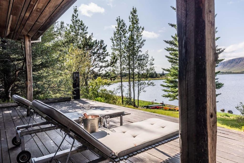 Luxury Lakefront Villa, Infinity Hot Tub And Sauna Grimsnes og Grafningshreppur Eksteriør billede