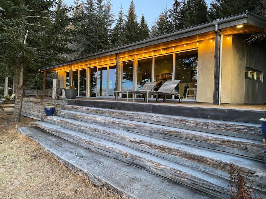 Luxury Lakefront Villa, Infinity Hot Tub And Sauna Grimsnes og Grafningshreppur Eksteriør billede